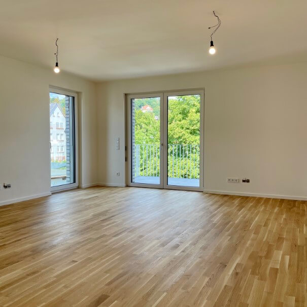 Bild einer 2 ZKB Neubauwohnung in Marburg-Ockershausen